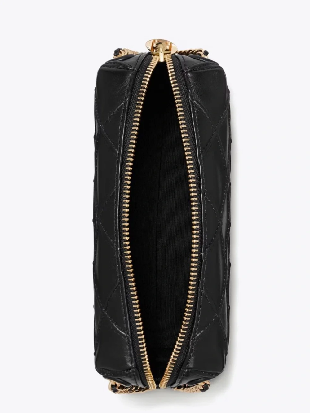 New Tory Burch Fleming Soft Crossbody Bag Black with Gift Box